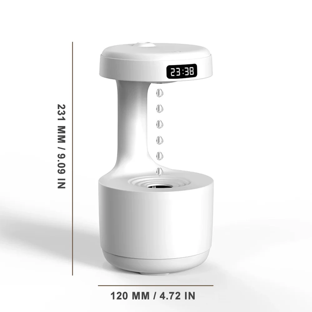 Anti-Gravity Water Droplet Humidifier