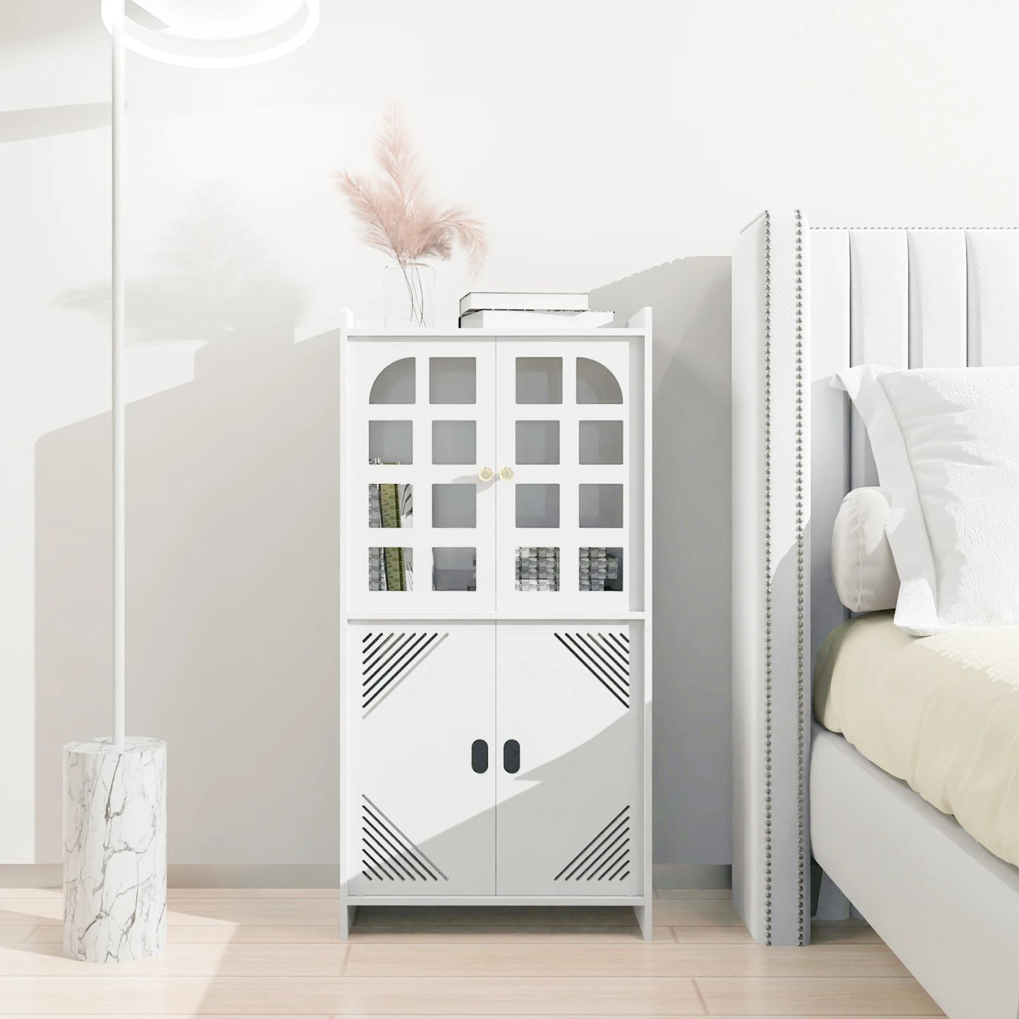 Urban Brook 3‑Tier Bathroom Floor Cabinet